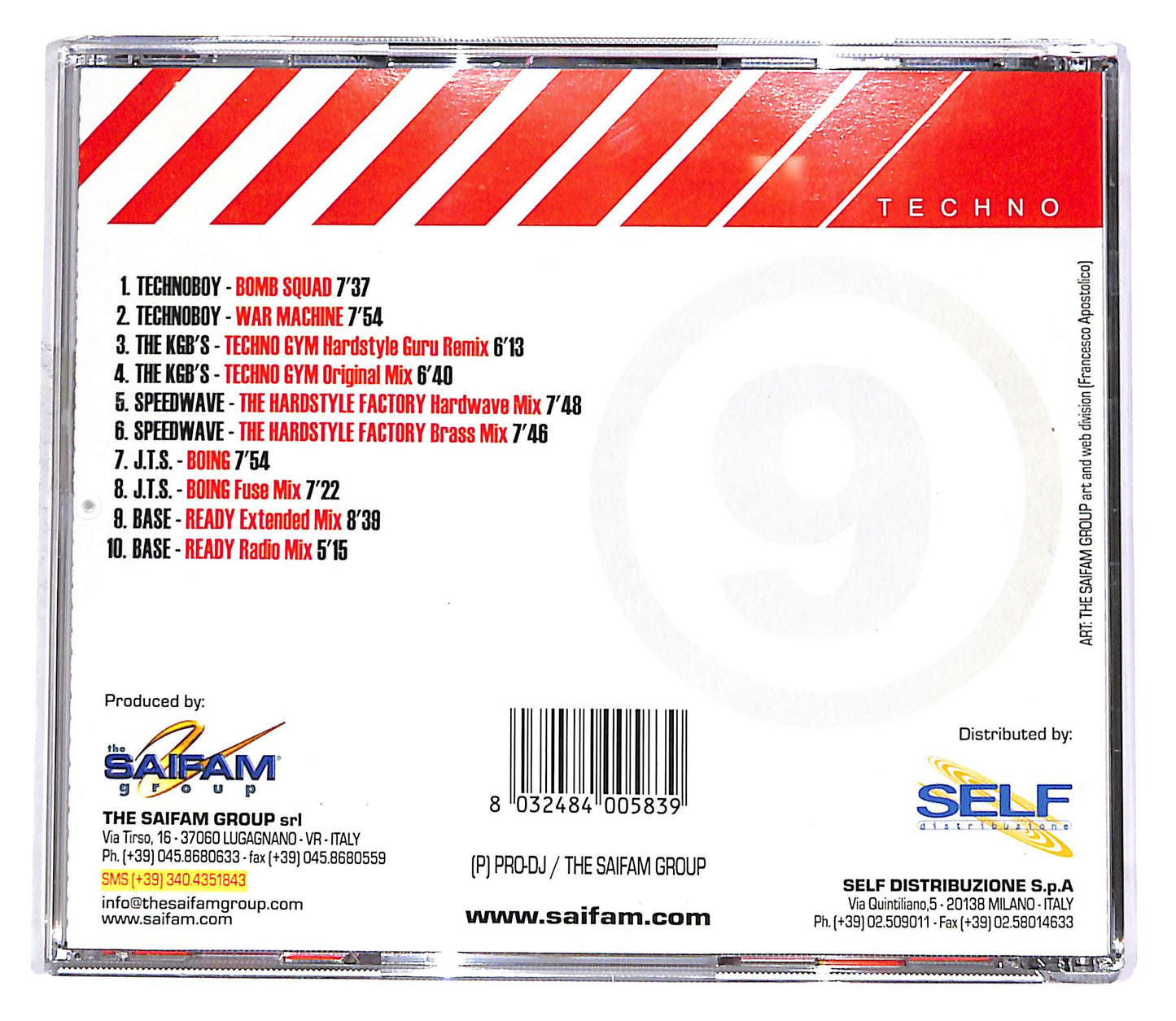 EBOND Various - Pro DJ Techno 9 CD CD052722