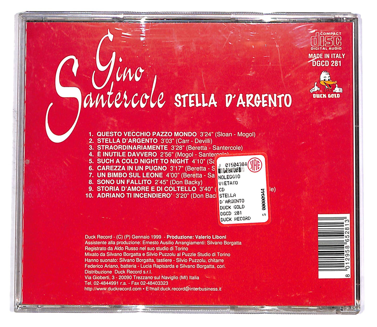 EBOND Gino Santercole - Stella D'Argento CD CD052725
