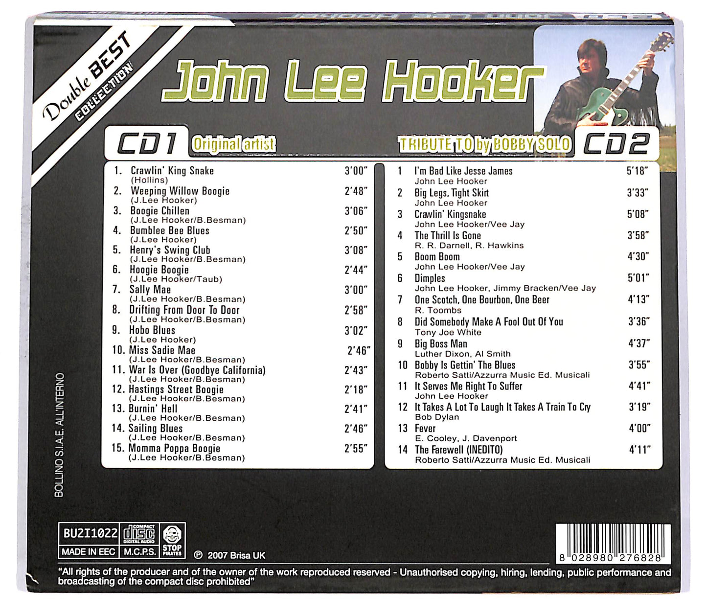 EBOND John Lee Hooker - Double Best Collection (2 dischi) CD CD052739