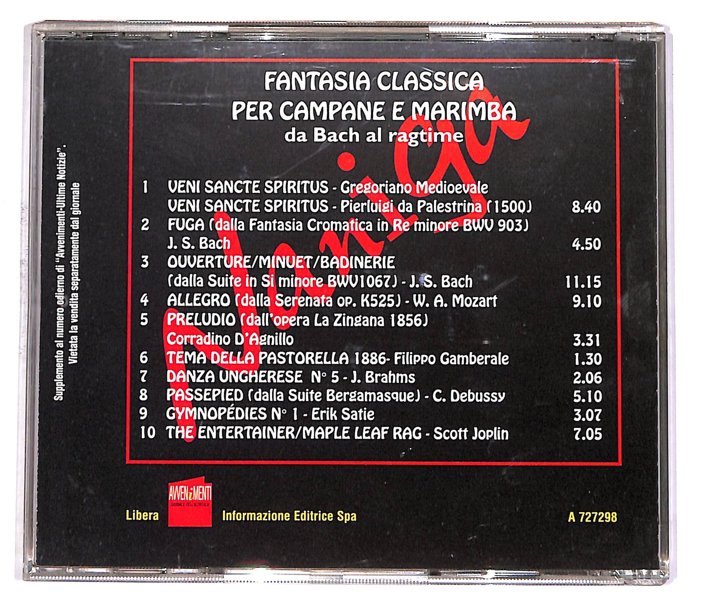 EBOND Naniga - Fantasia Classica Per Campane E Marimba EDITORIALE CD CD052763
