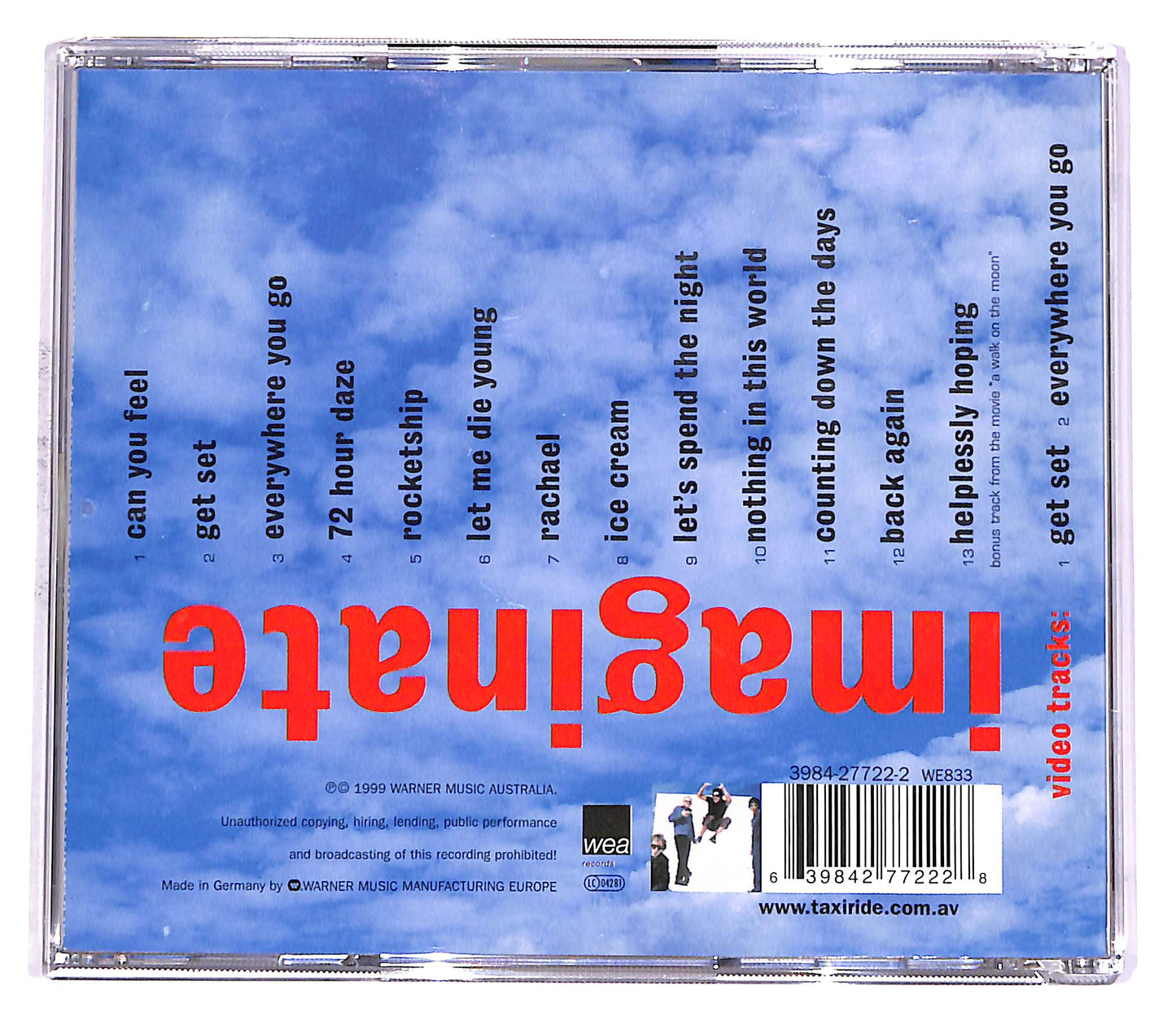 EBOND Taxiride - Imaginate CD CD052801