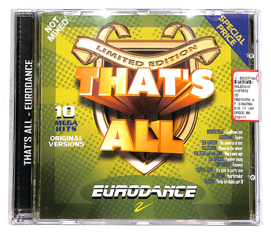EBOND Various - That's All - Eurodance CD CD052924