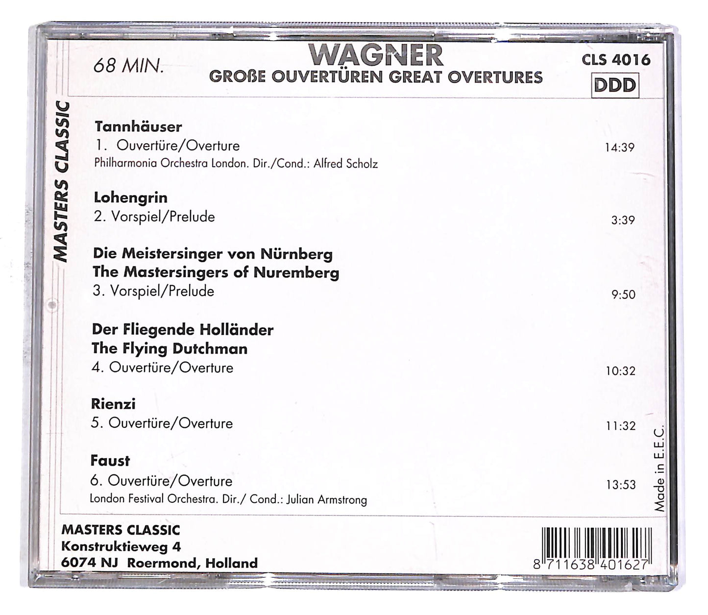 EBOND Wagner - Overtures CD CD052933