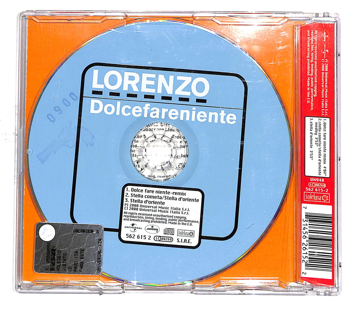 EBOND Lorenzo - Dolce Fare Niente Remix CD CD052957