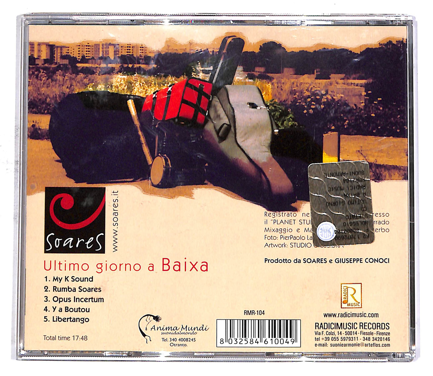 EBOND Soares - Ultimo Giorno A Baixa CD CD053004