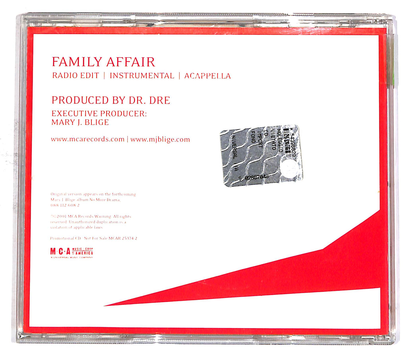 EBOND Mary J Blige - Family Affair CD CD053126