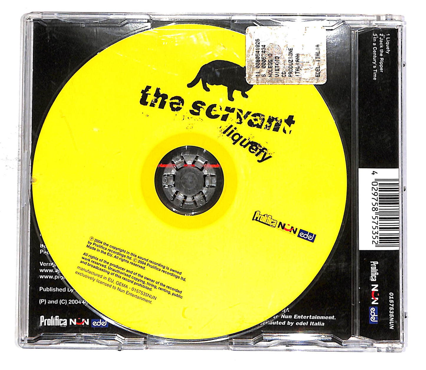 EBOND The Servant - Liquefy CD CD053128