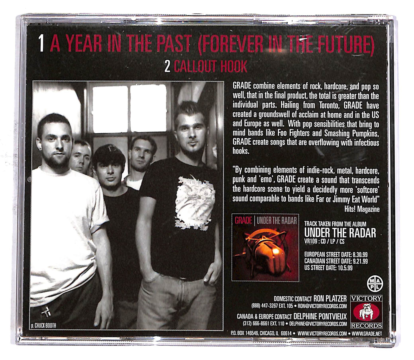 EBOND Grade - A Year In The Past (Forever In The Future) CD CD053138
