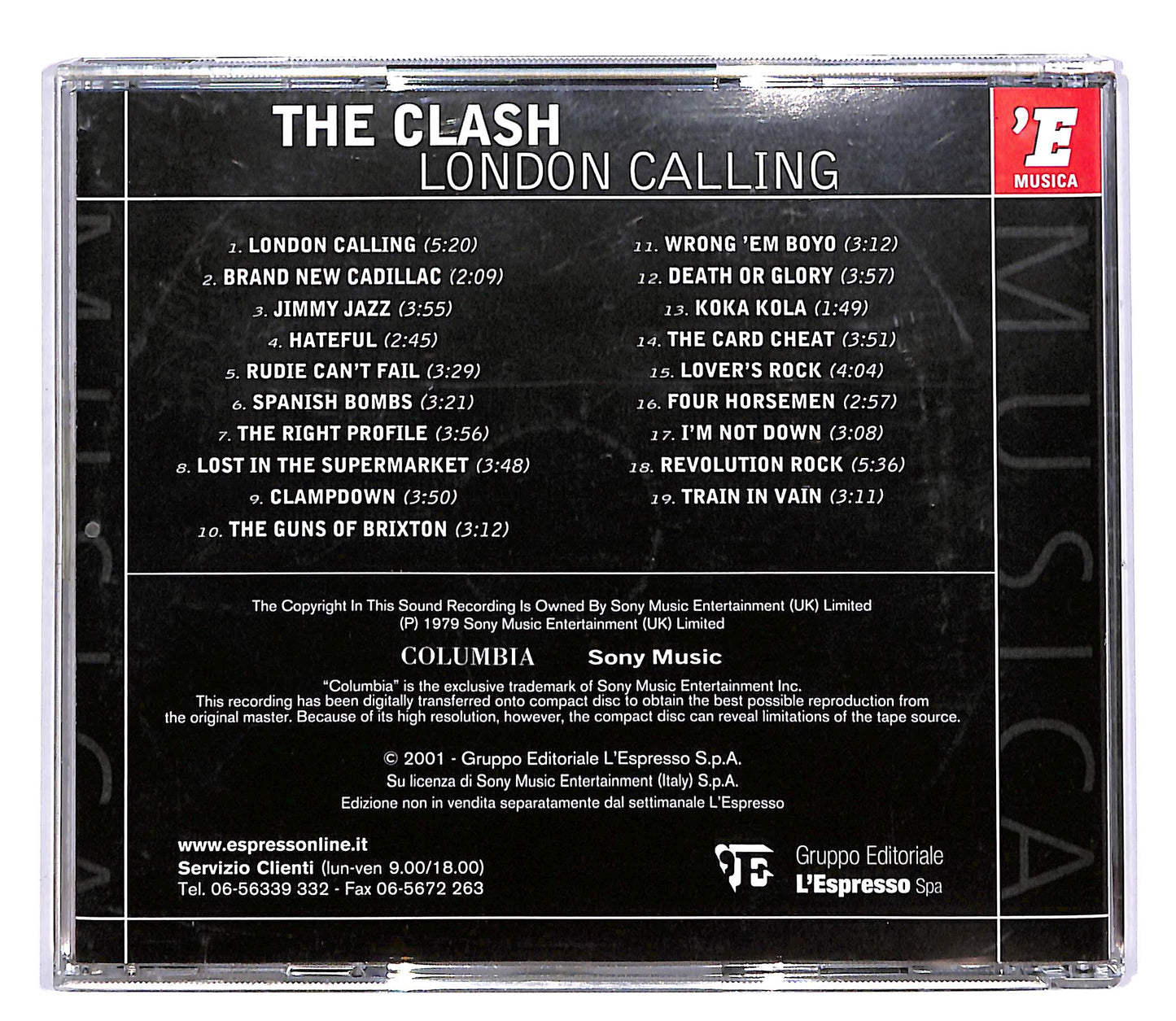 EBOND The Clash - London Calling EDITORIALE CD CD053233