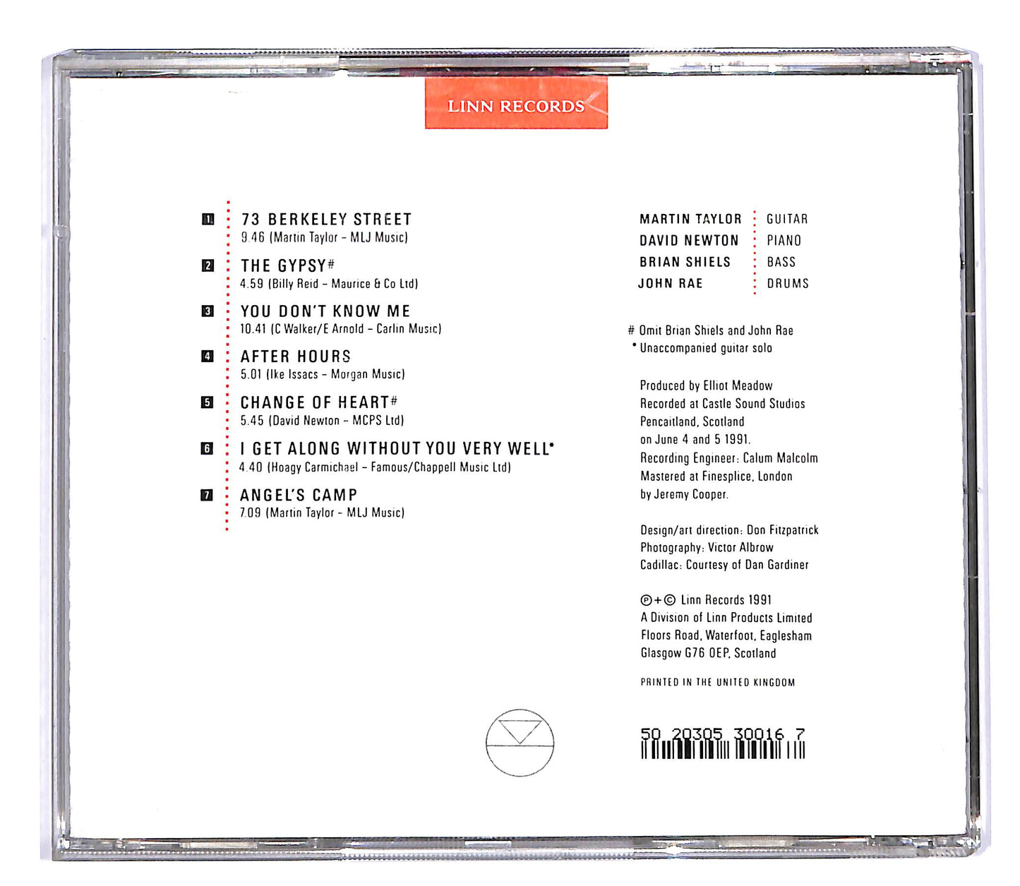 EBOND Martin Taylor - Change Of Heart CD CD053235