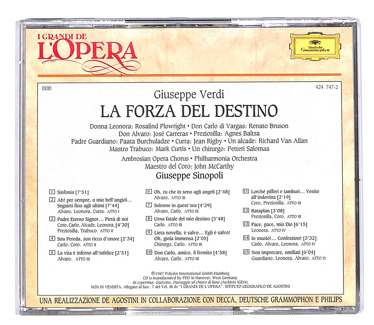 EBOND Verdi - La Forza del Destino EDITORIALE CD CD053249
