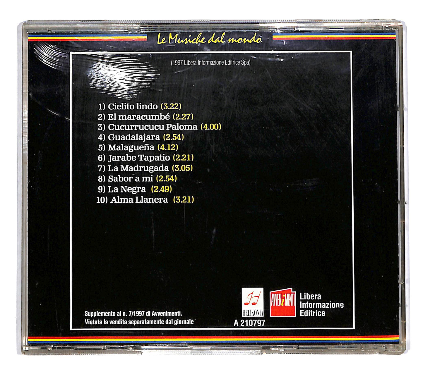 EBOND Cielito Lindo - Il Meglio delle canzoni Messicane EDITORIALE CD CD053444
