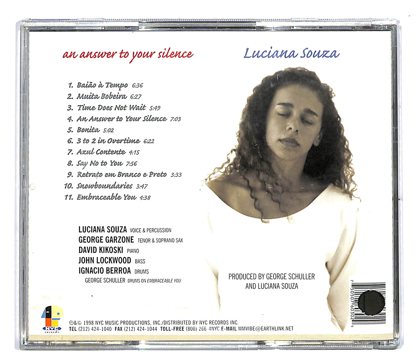 EBOND Luciana Souza - An Answer To Your Silence CD CD053511