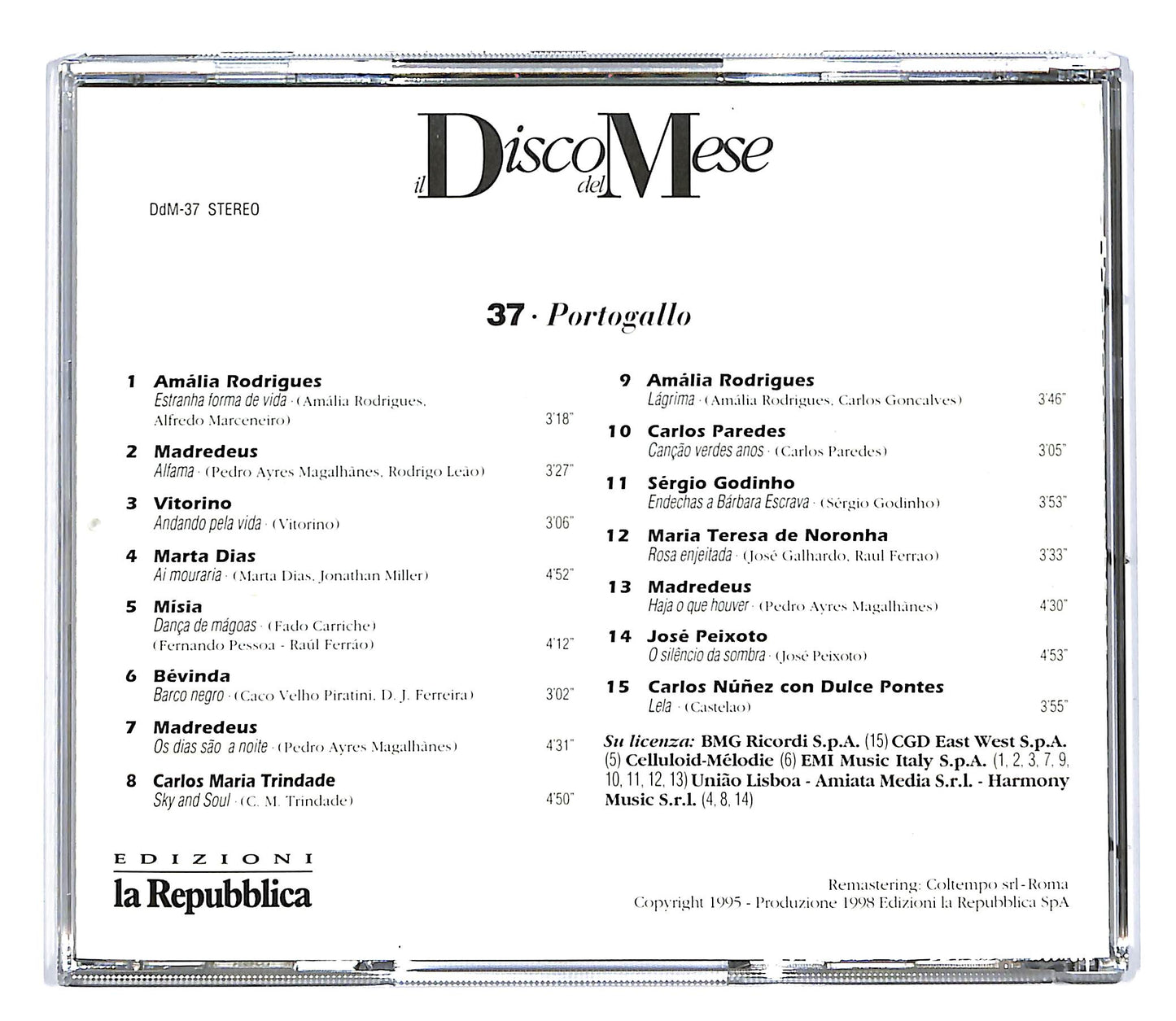 EBOND Various - Portogallo EDITORIALE CD CD053534