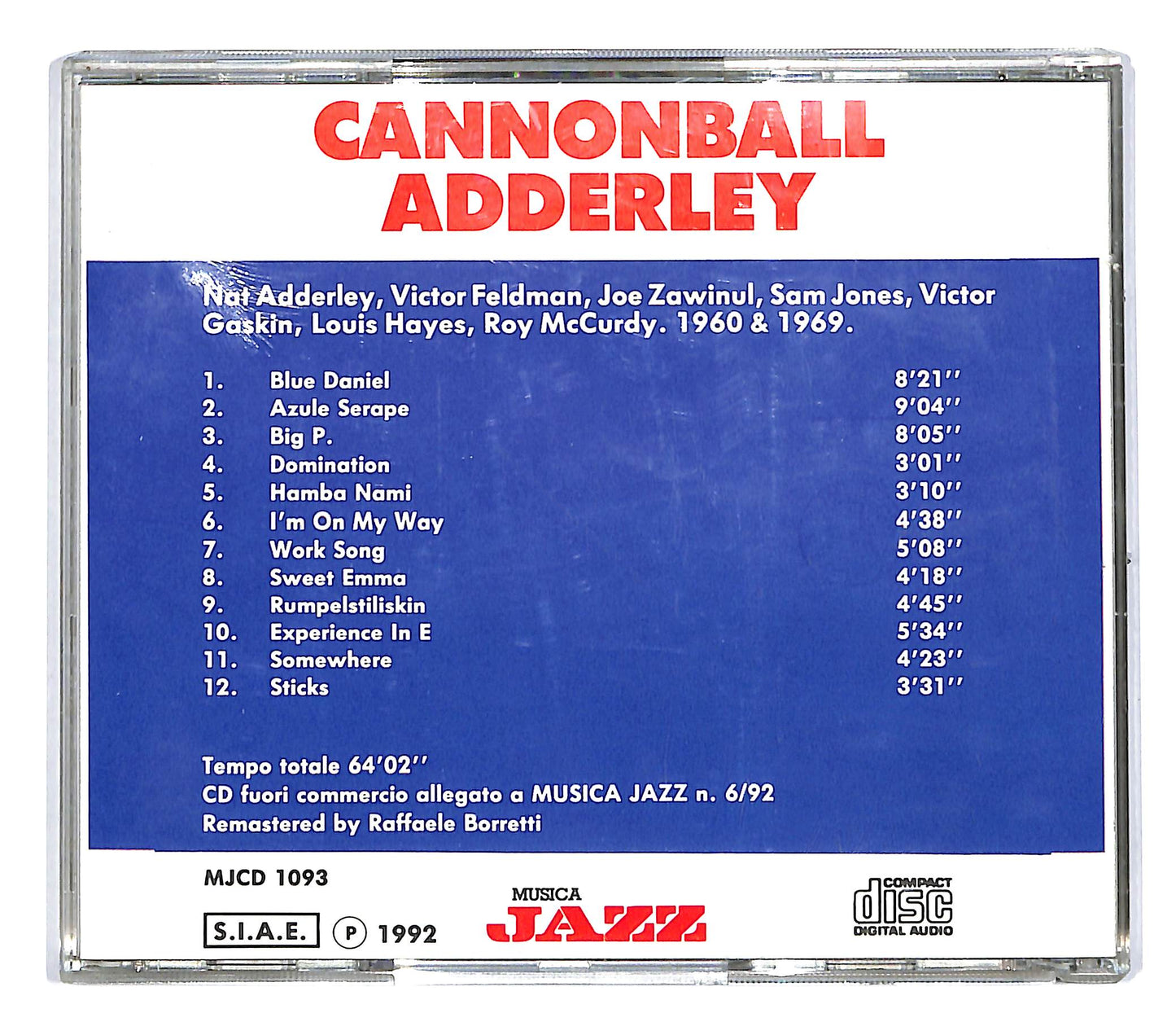 EBOND Cannonball Adderley - Cannonball Adderley CD CD053544