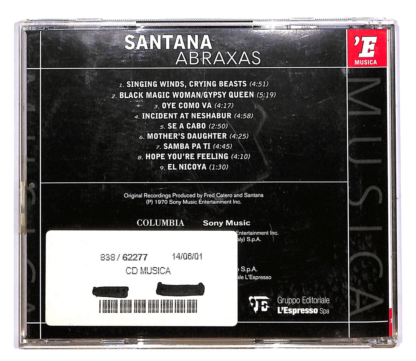 EBOND Santana - Abraxas EDITORIALE CD CD053649