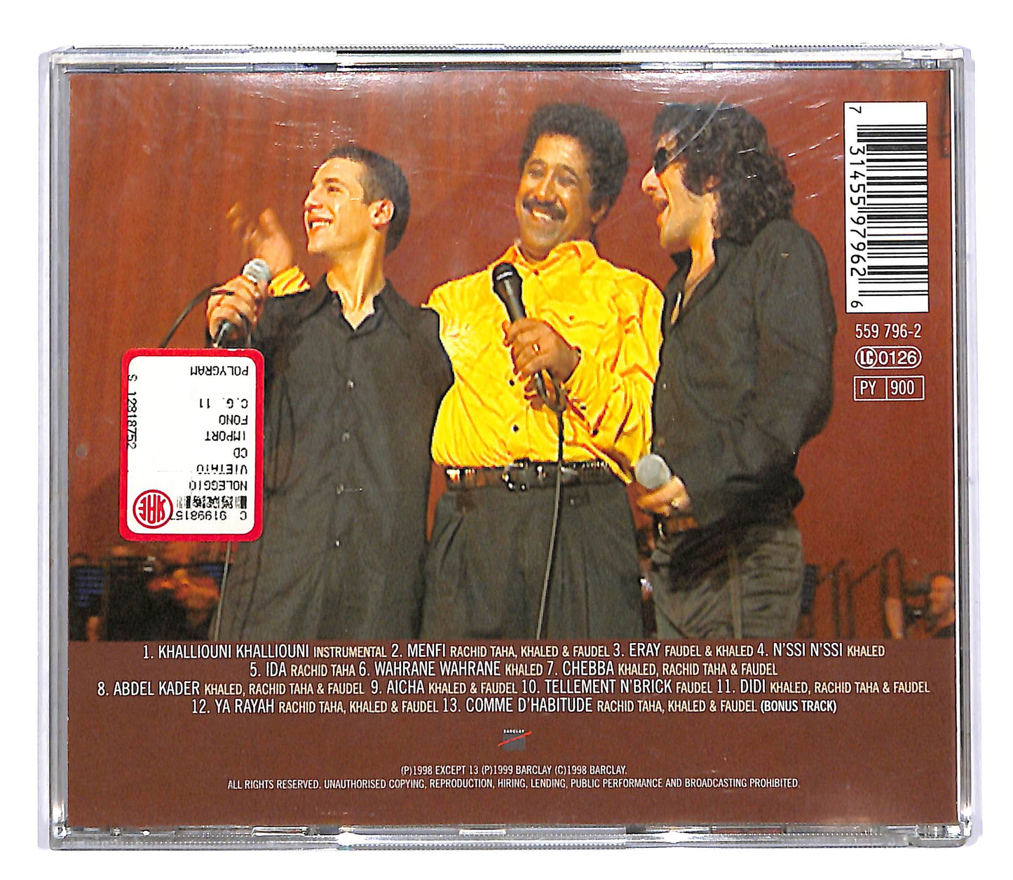 EBOND Taha Khaled Faudel - 1 2 3 Soleils CD CD053735
