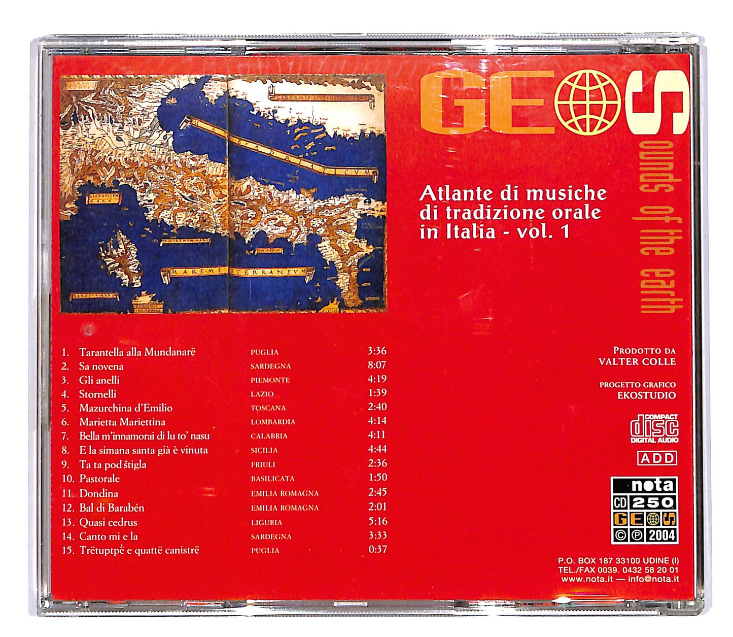 EBOND Various - Geos - Atlante Di Musiche Vol. 1 CD CD054048