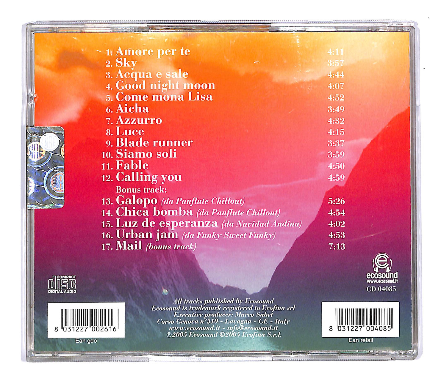 EBOND Various - World Panflute CD CD054127