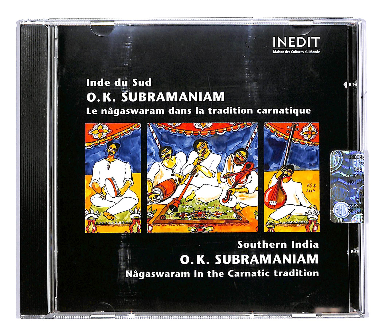 EBOND O.K. Subramaniam - Inde Du Sud CD CD054136
