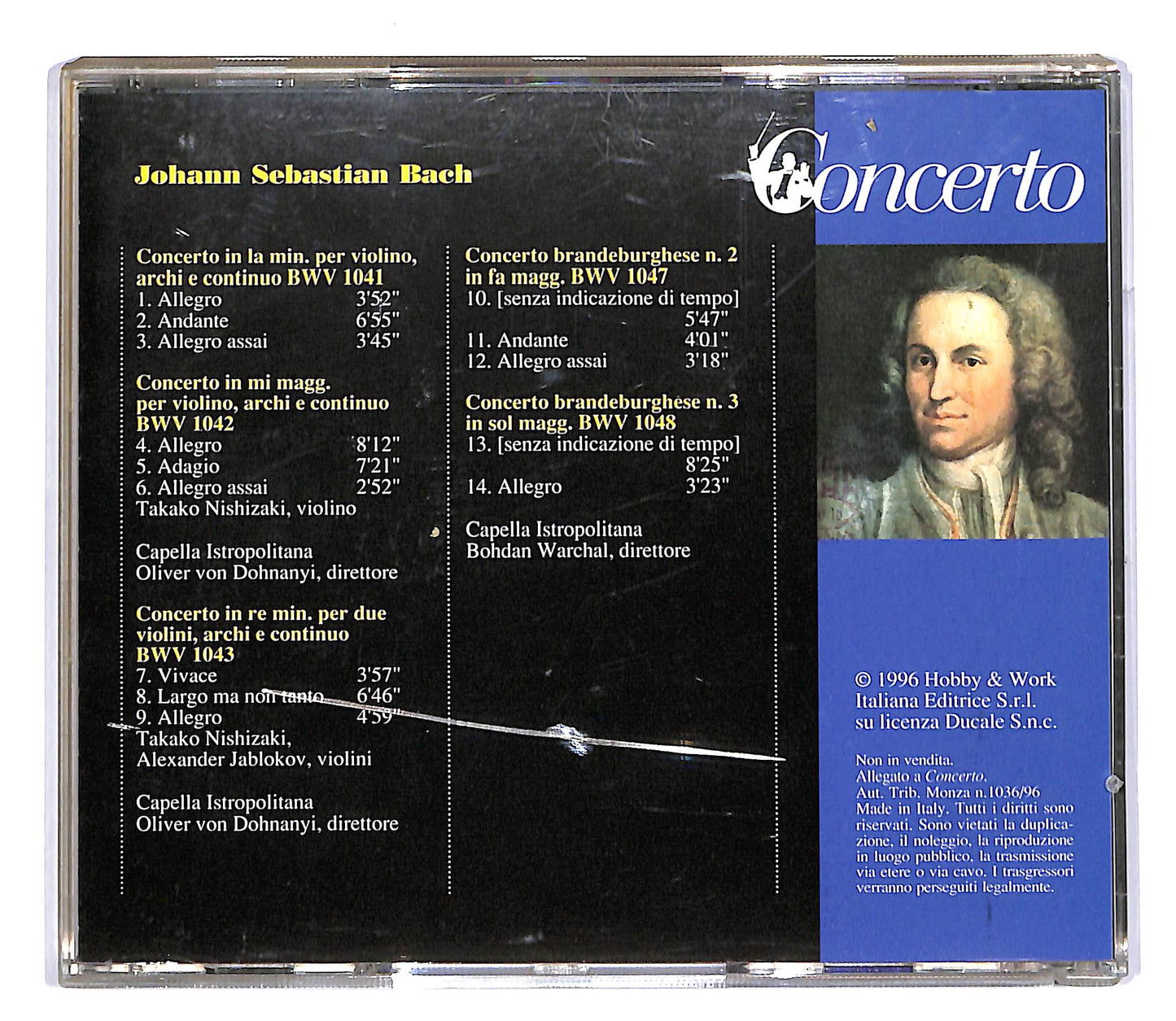 EBOND Johann Sebastian Bach - Concerti EDITORIALE CD CD054139