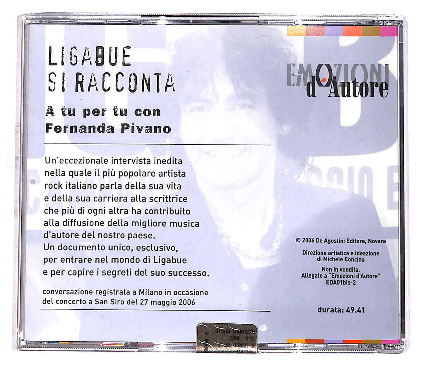 EBOND Emozioni D'Autore - Ligabue Si Racconta EDITORIALE CD CD054206