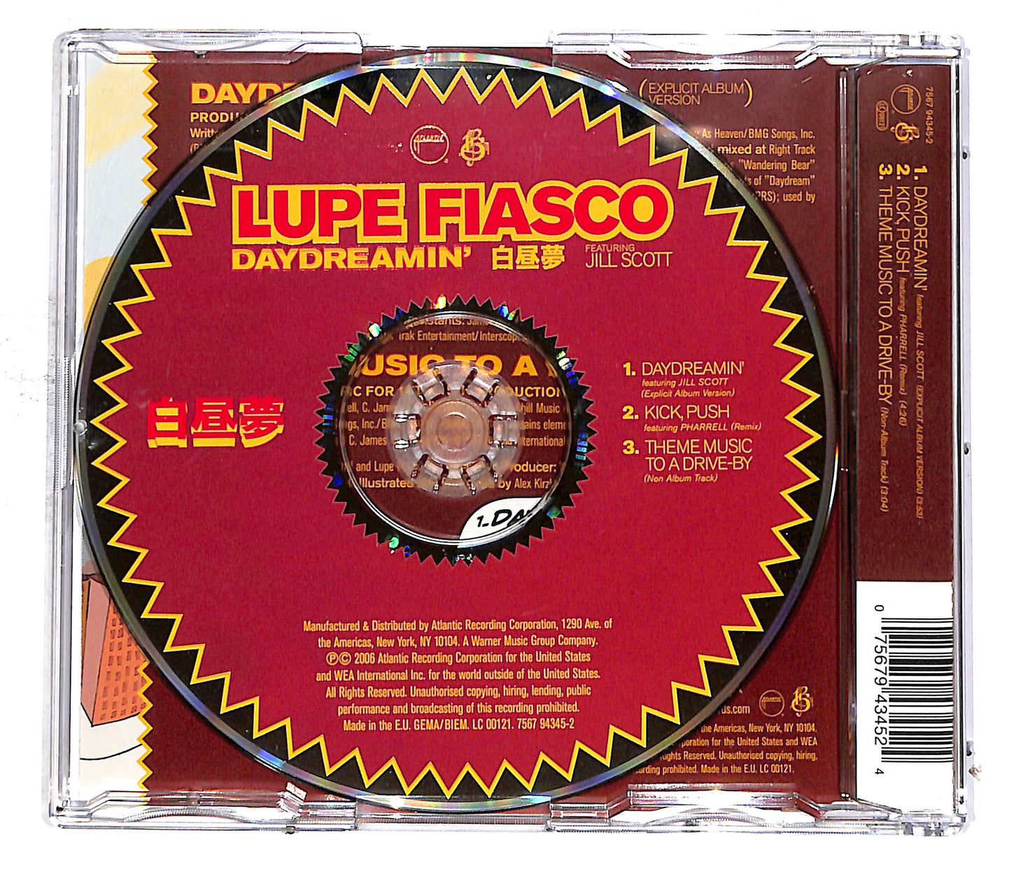 EBOND Lupe Fiasco Featuring Jill Scott - Daydreamin' CD CD054402