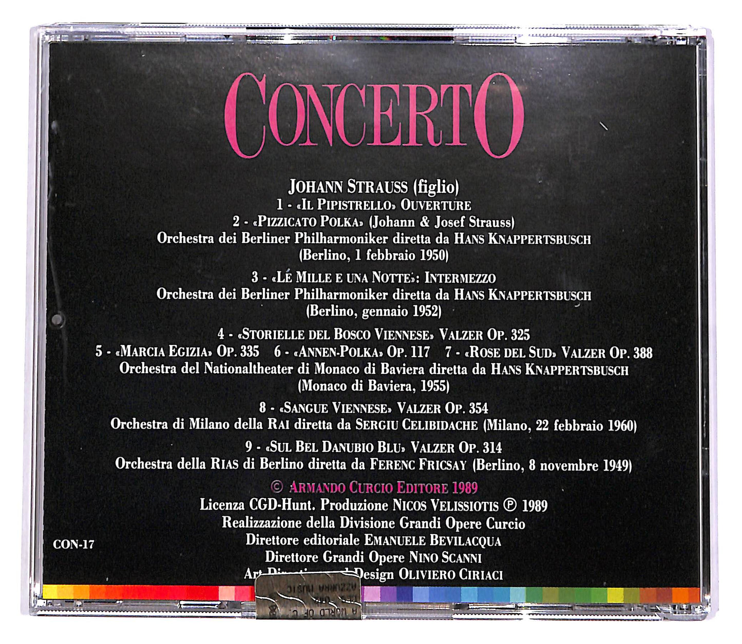 EBOND Strauss - Concerto Di Capodanno EDITORIALE CD CD054547