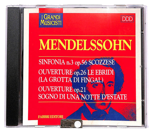 EBOND Mendelssohn - Sinfonia N.3 Op.56, Op.26, Op.21 EDITORIALE CD CD054733