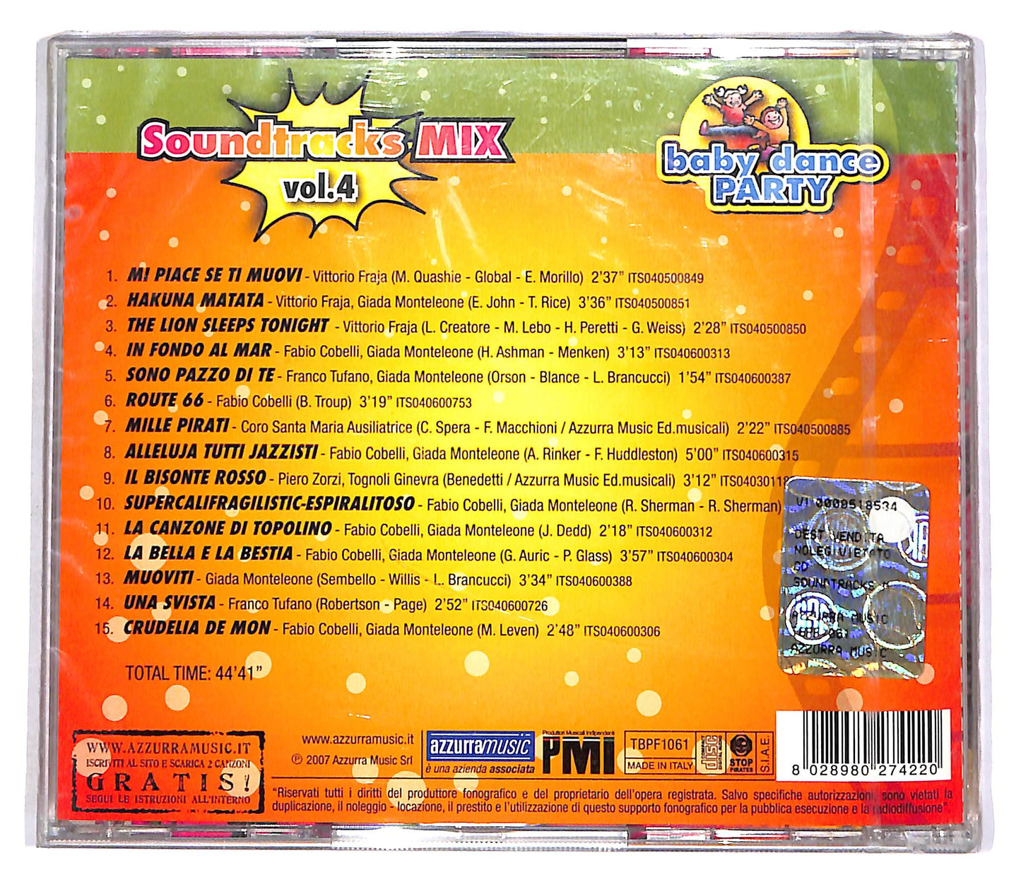 EBOND Baby Dance Party Vol.4 - Soundtracks Mix CD CD054849