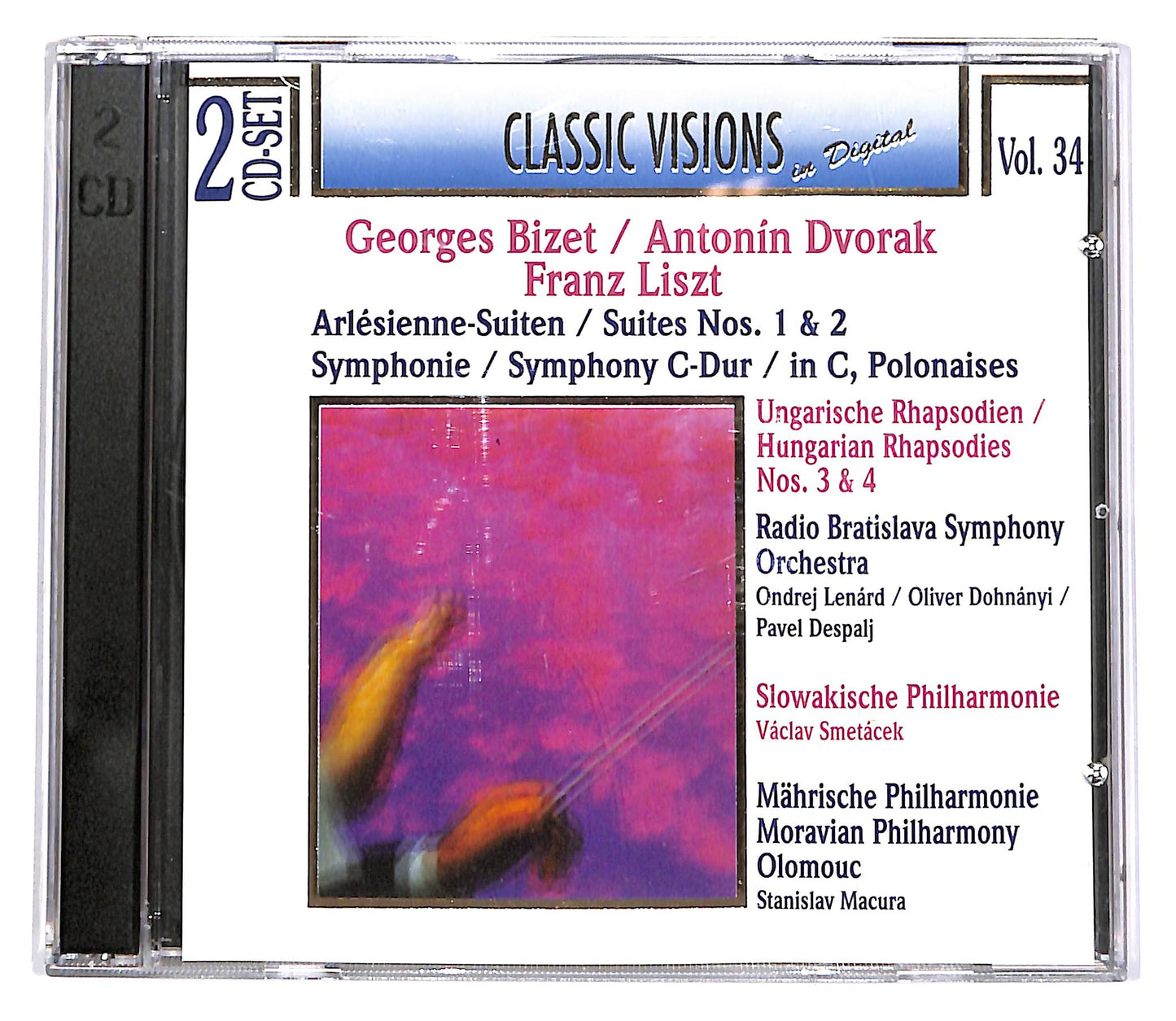EBOND Georges Bizet, Antonin Dvorak, Franz Liszt - Vol.34 (2 dischi) CD CD054857