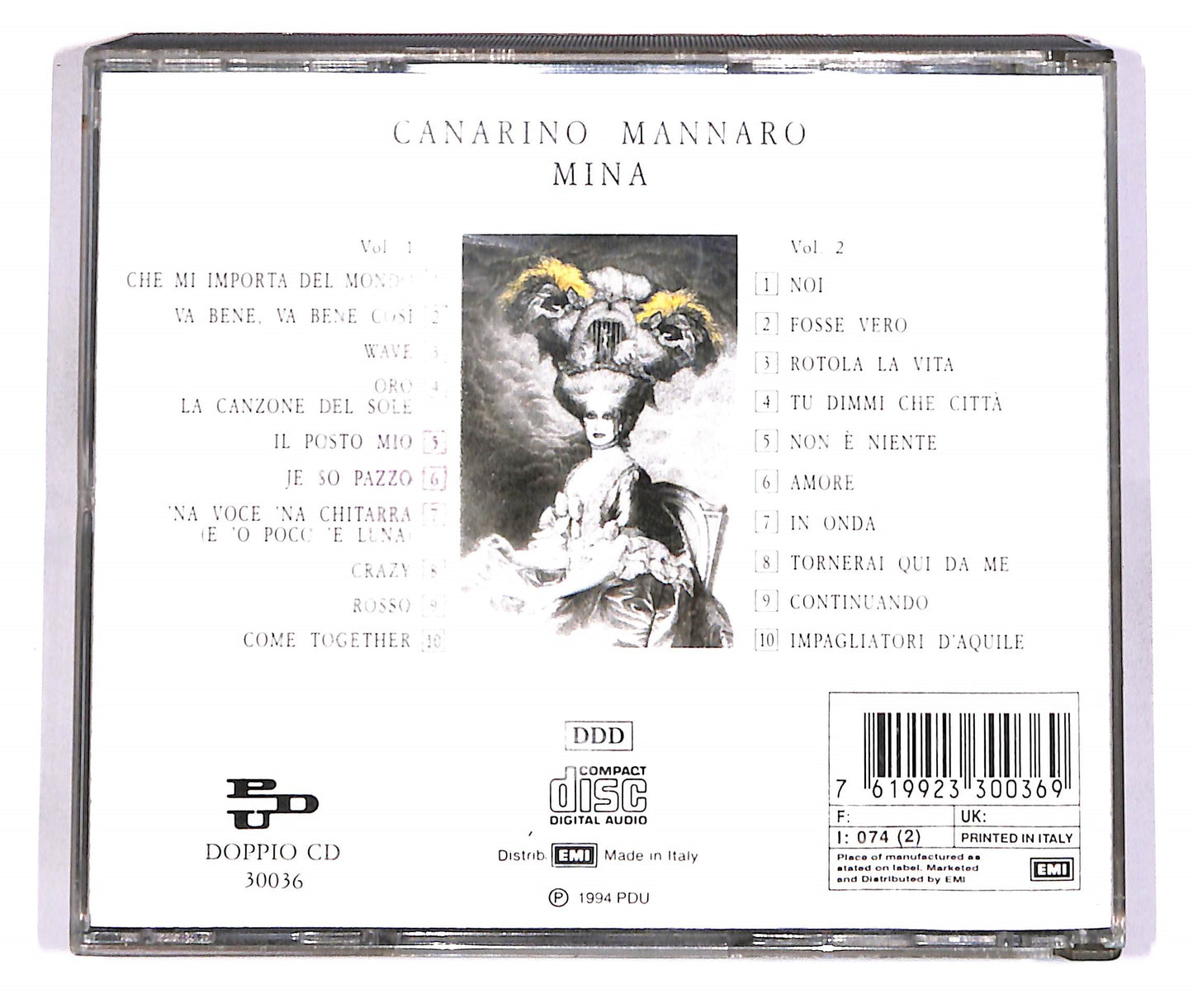 EBOND Mina - Canarino Mannaro Vol. 1/2 (2 dischi) CD CD054964