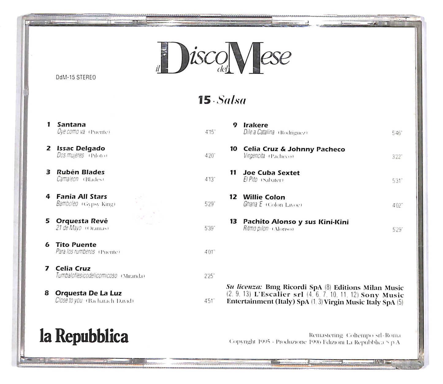 EBOND Il Disco Del Mese Vol.15 - Salsa EDITORIALE CD CD055037