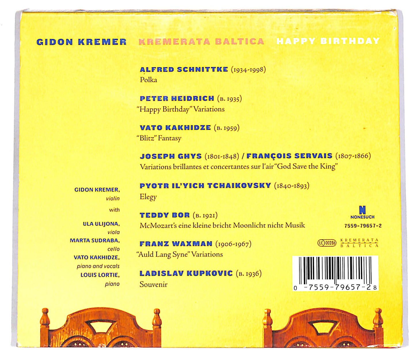 EBOND Gidon Kremer, Kremerata Baltica - Happy Birthday CD CD055038