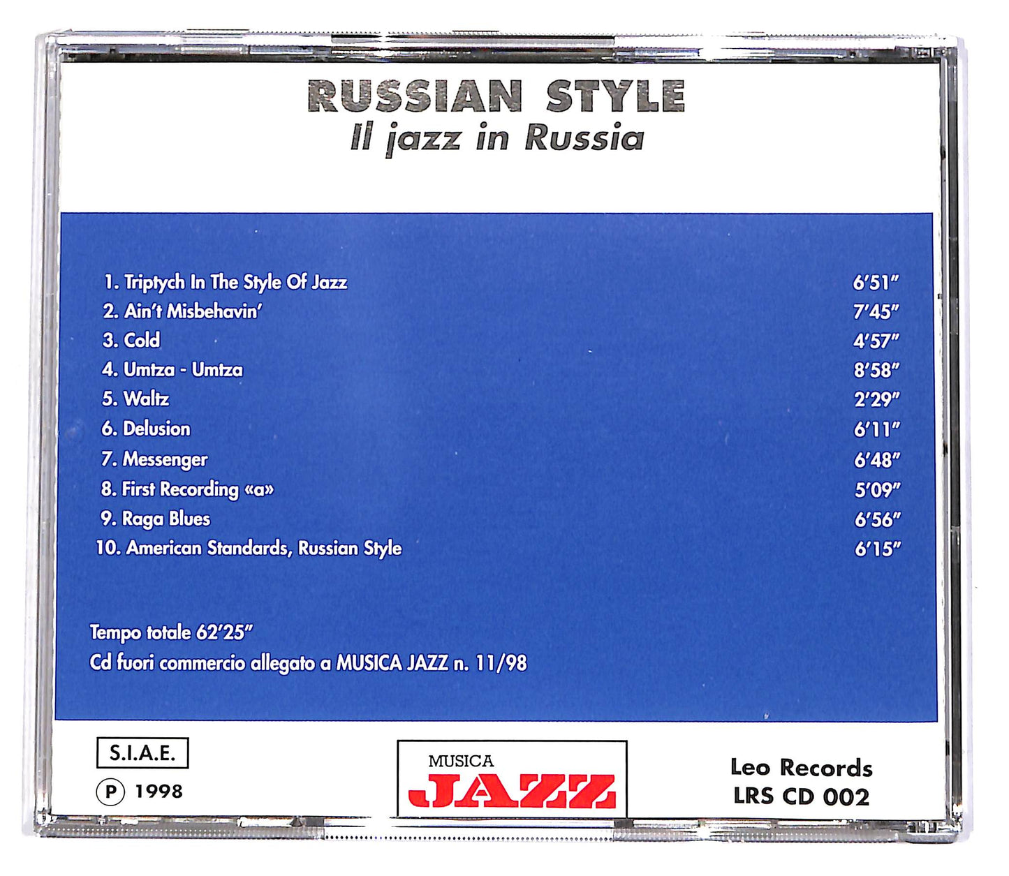 EBOND Various - Russian Style - Il Jazz In Russia EDITORIALE CD CD055056