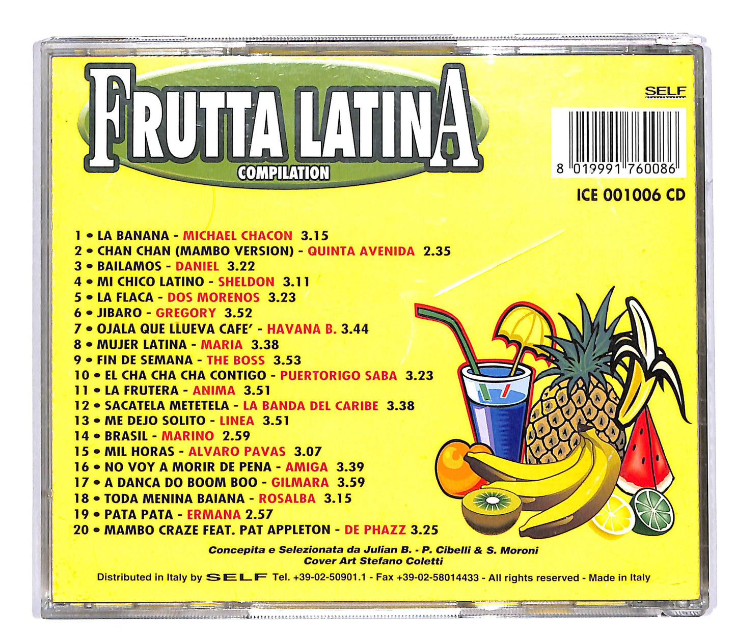 EBOND Various - frutta latina compilation CD CD055119