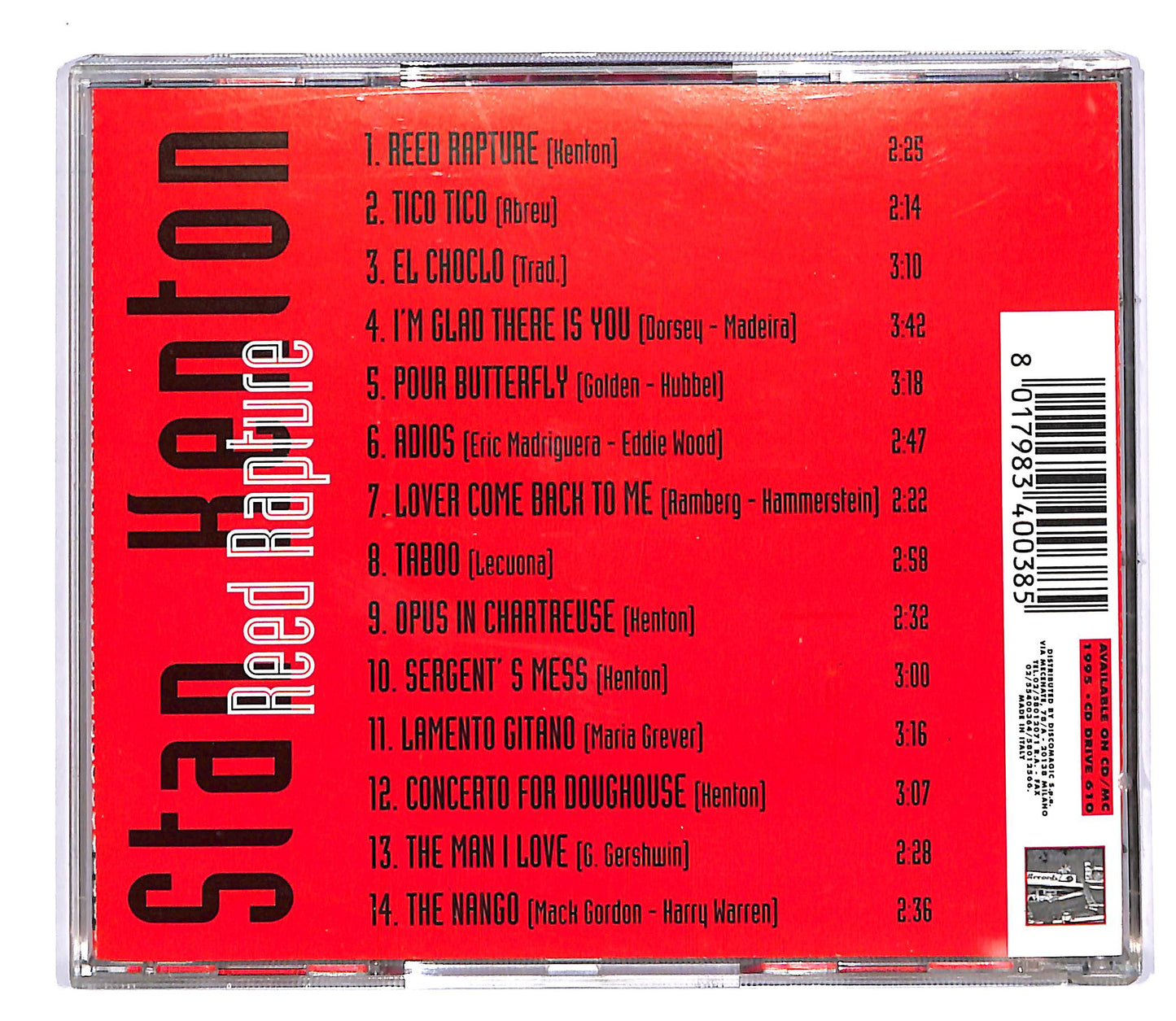 EBOND Stan Kenton - Reed Rapture CD CD055315