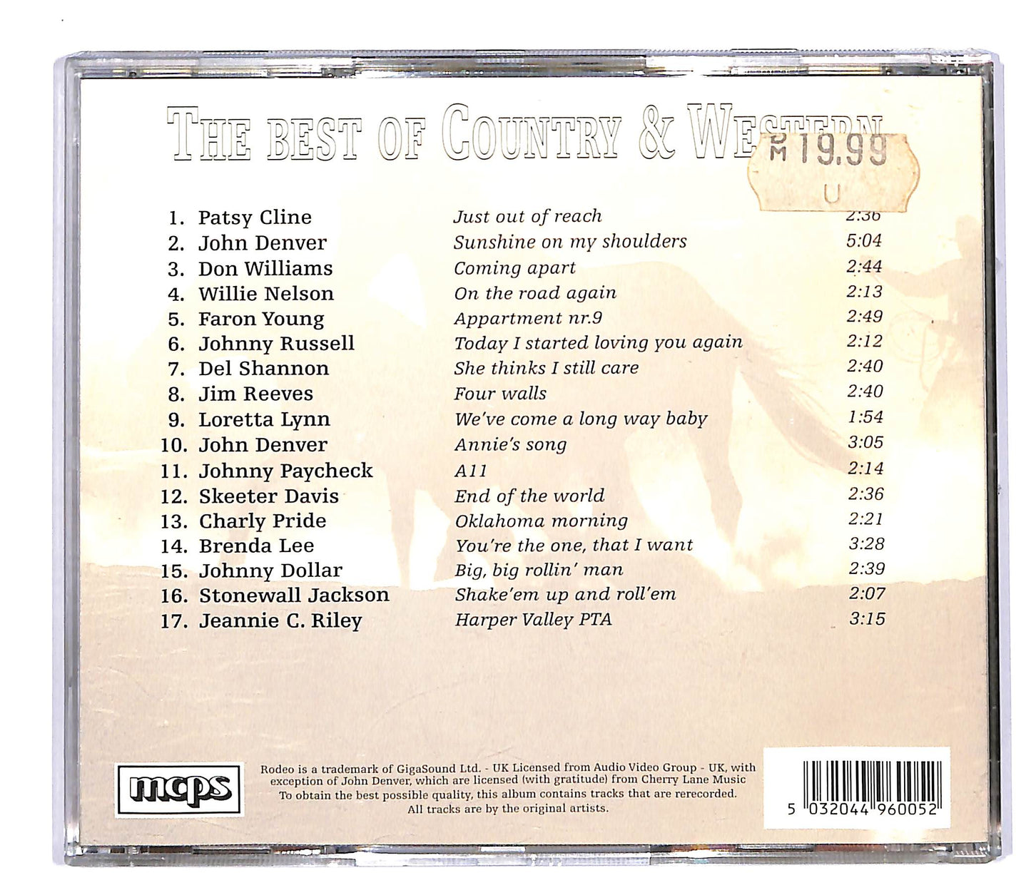 EBOND Various - The Best Of Country e Western CD CD055326