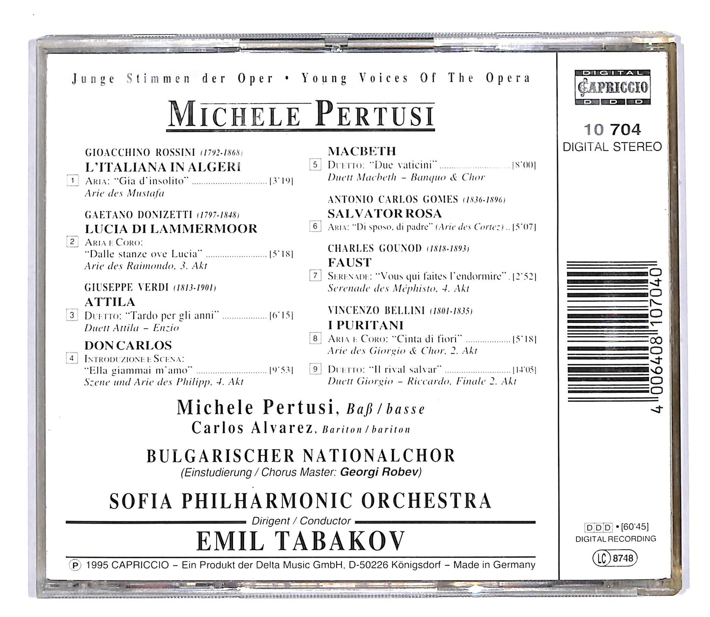 EBOND Michele Pertusi - Michele Pertusi CD CD055530