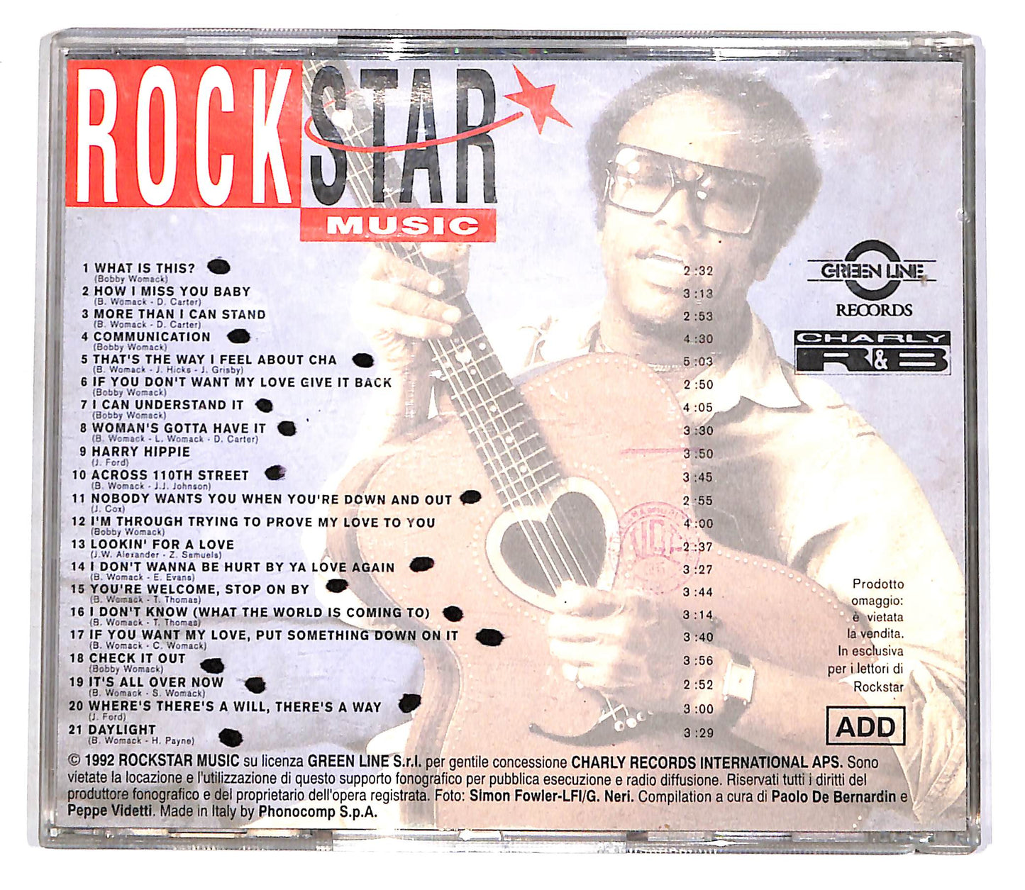 EBOND Rockstar Music 18 - Bobby Womack (21 Hits 1968-75) EDITORIALE CD CD055709