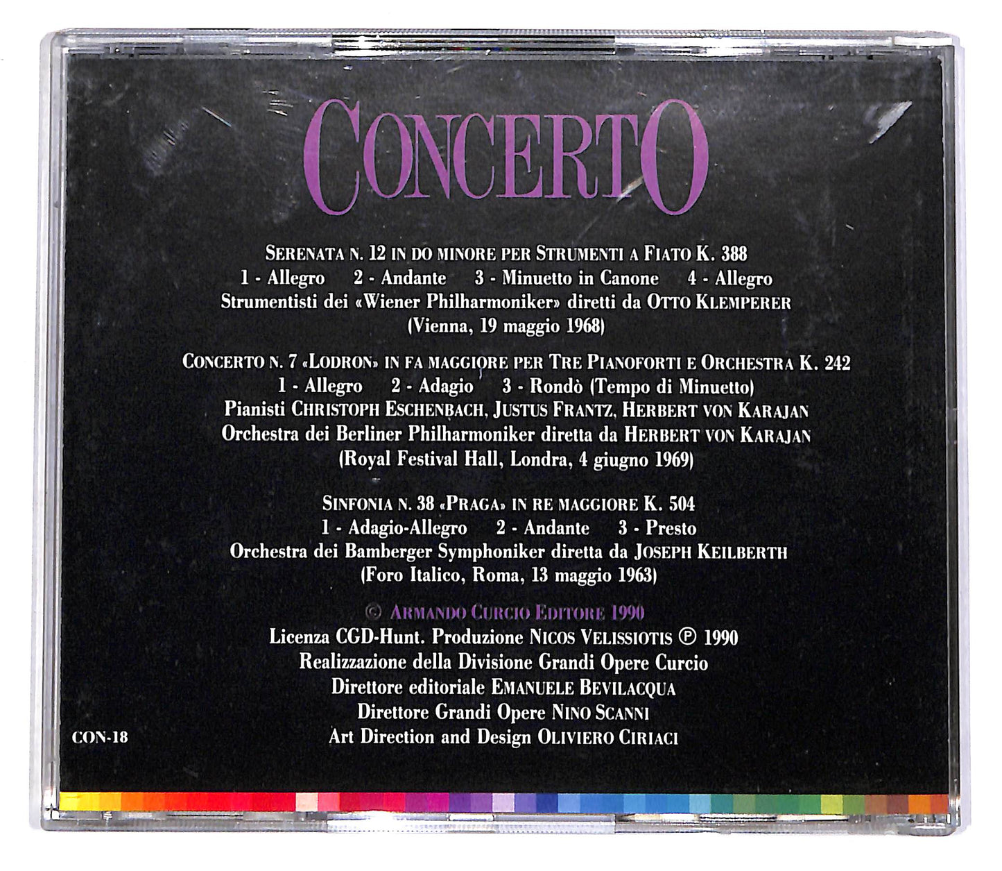 EBOND Mozart - Serenata N.12, N.7 Lodron, N.38 Praga EDITORIALE CD CD055735