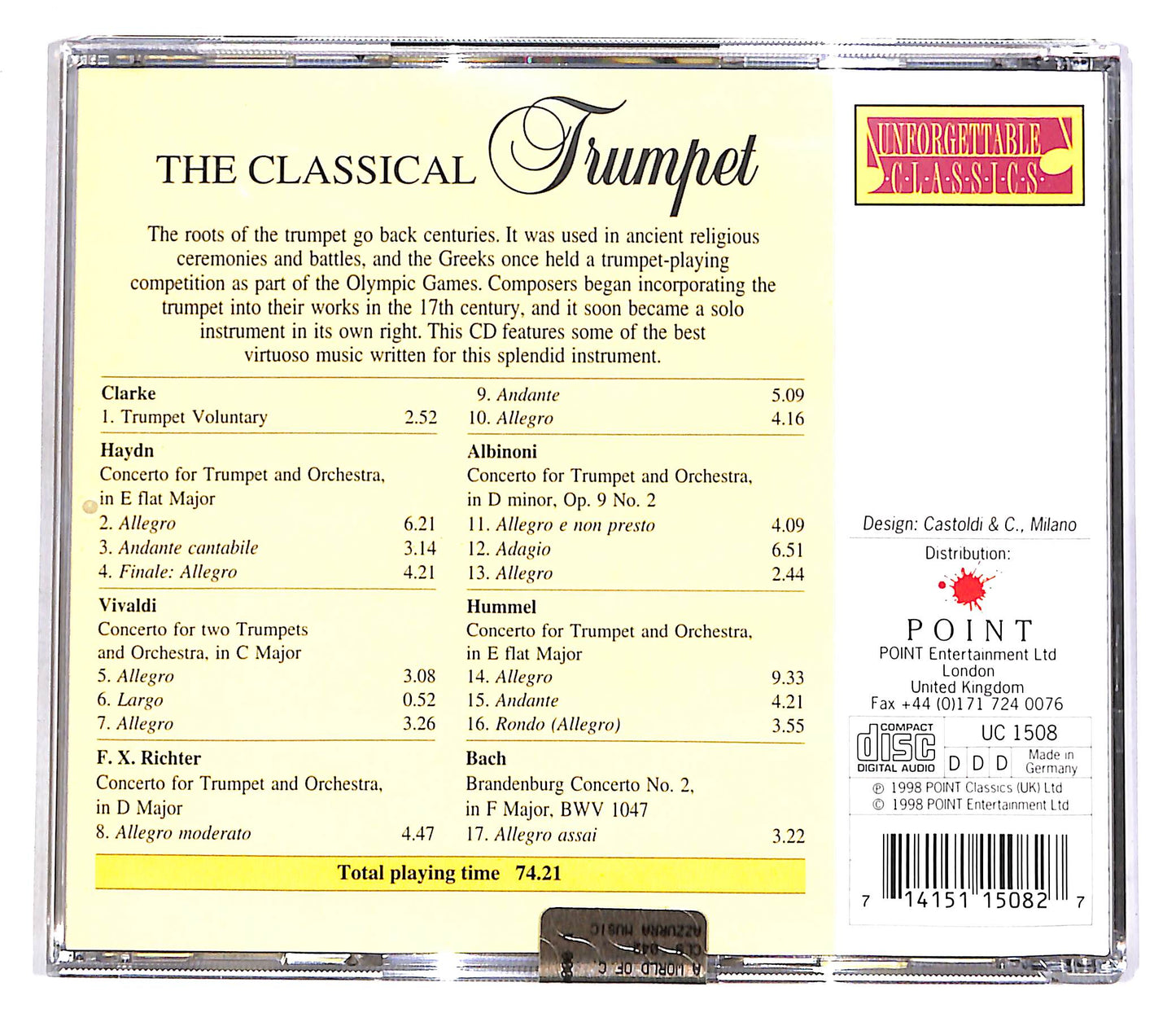 EBOND Various - The Classical Trumpet CD CD055827