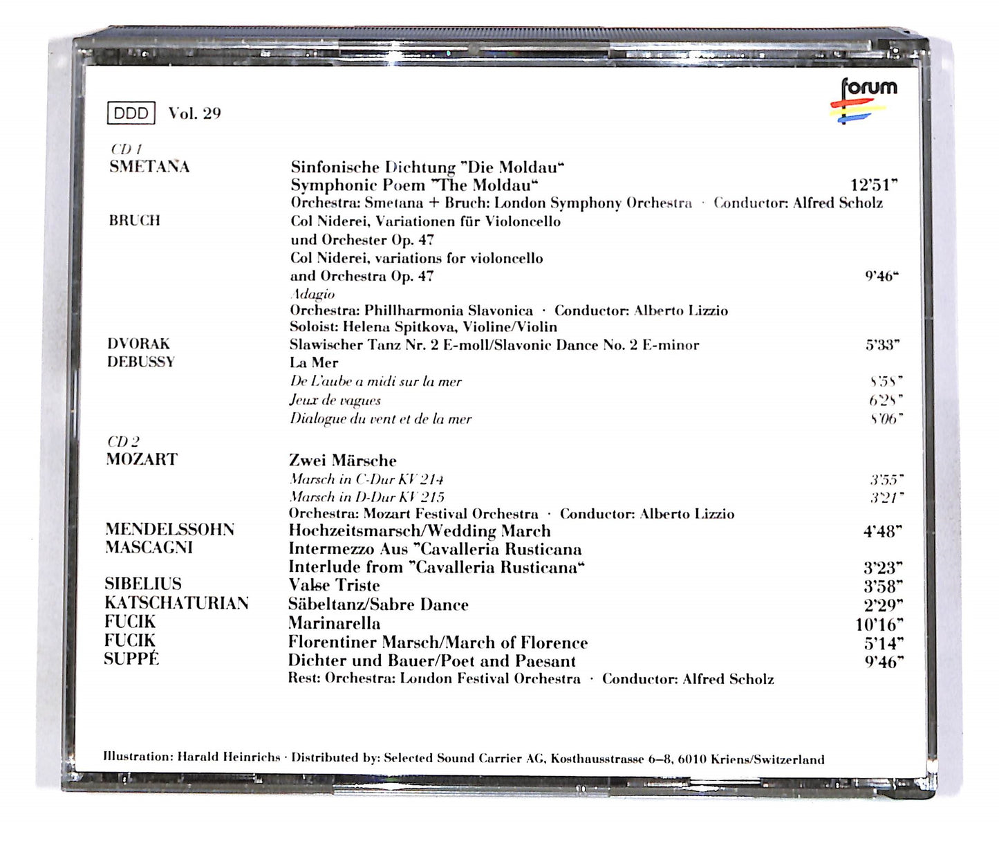 EBOND Sinfonische Dichtung - Die Moldau (2 dischi) EDITORIALE CD CD056001