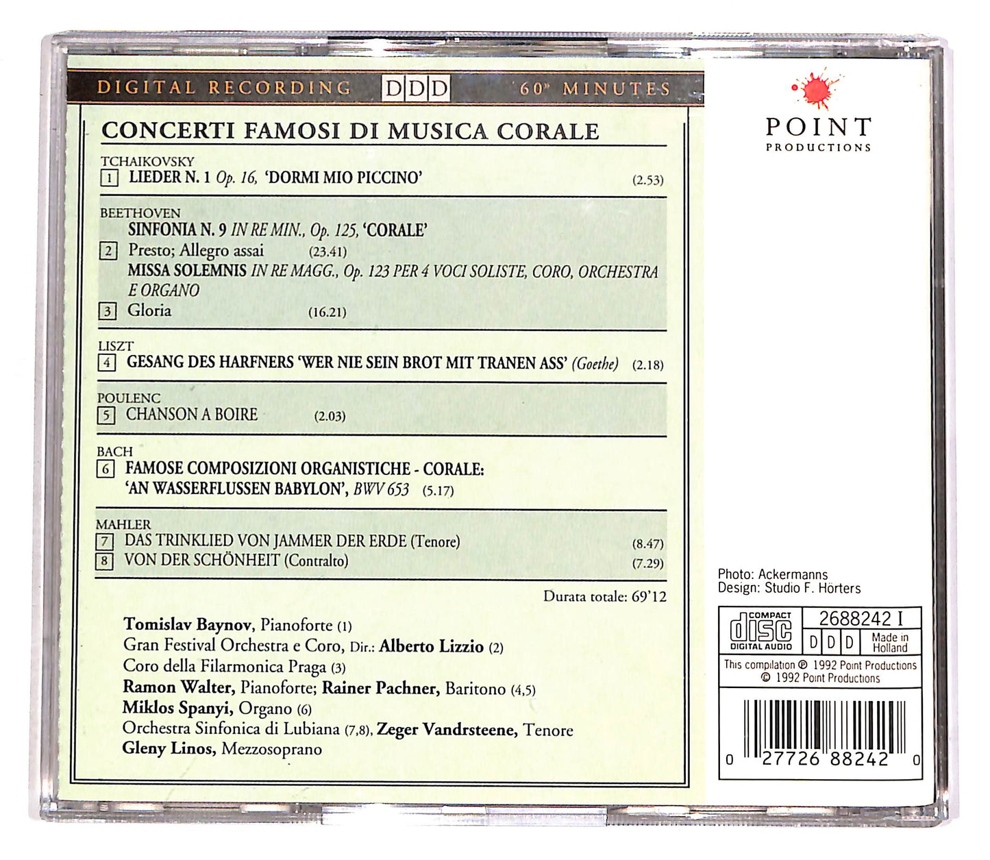 EBOND Concerti Famosi Di Musica Corale - The Best Of Choir Music CD CD056127
