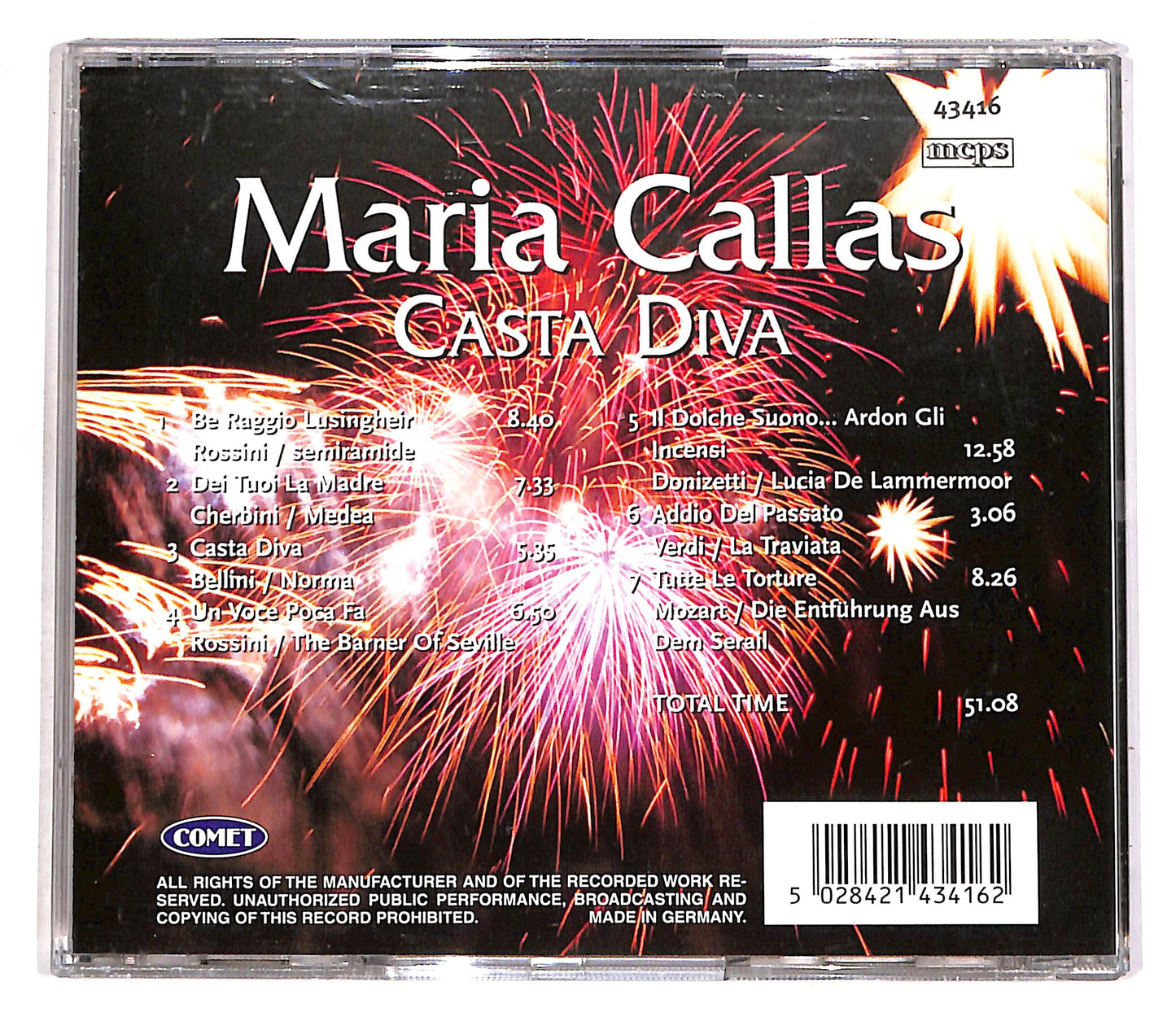 EBOND Maria Callas - Casta Diva CD CD056137