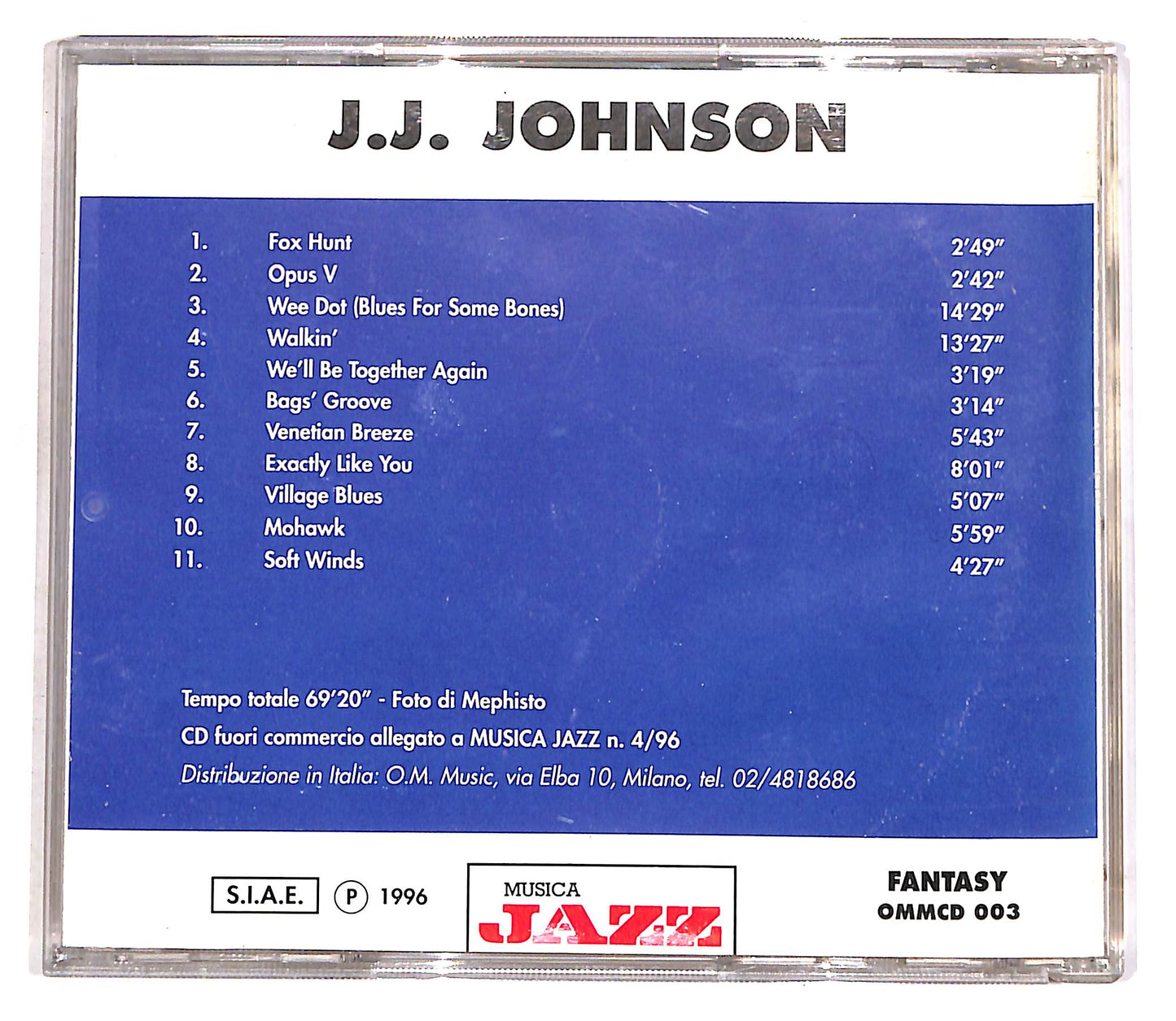 EBOND J.J. Johnson - Jay Jay Johnson EDITORIALE CD CD056206