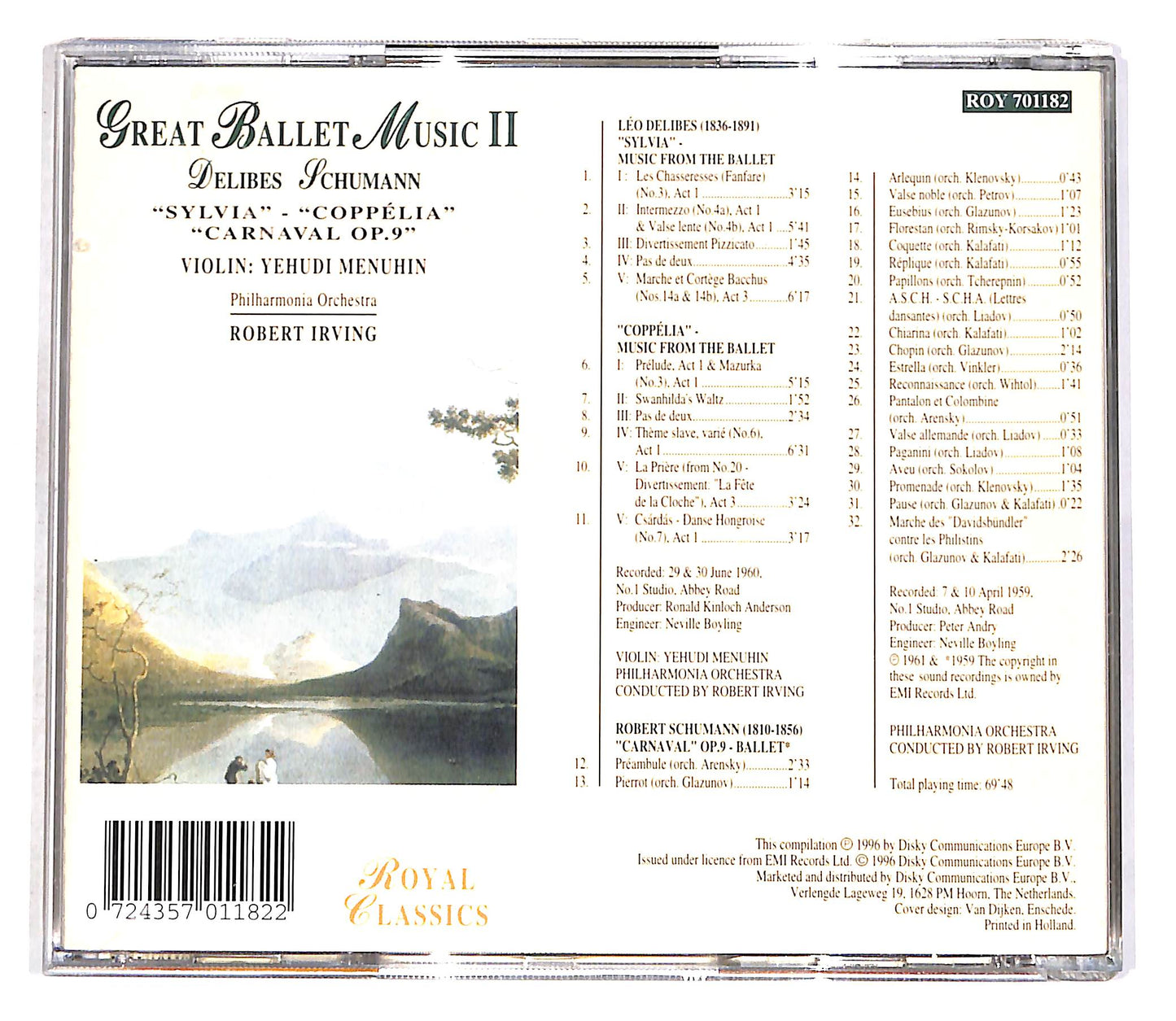 EBOND Delibes Schumann - Great Ballet Music II CD CD056328
