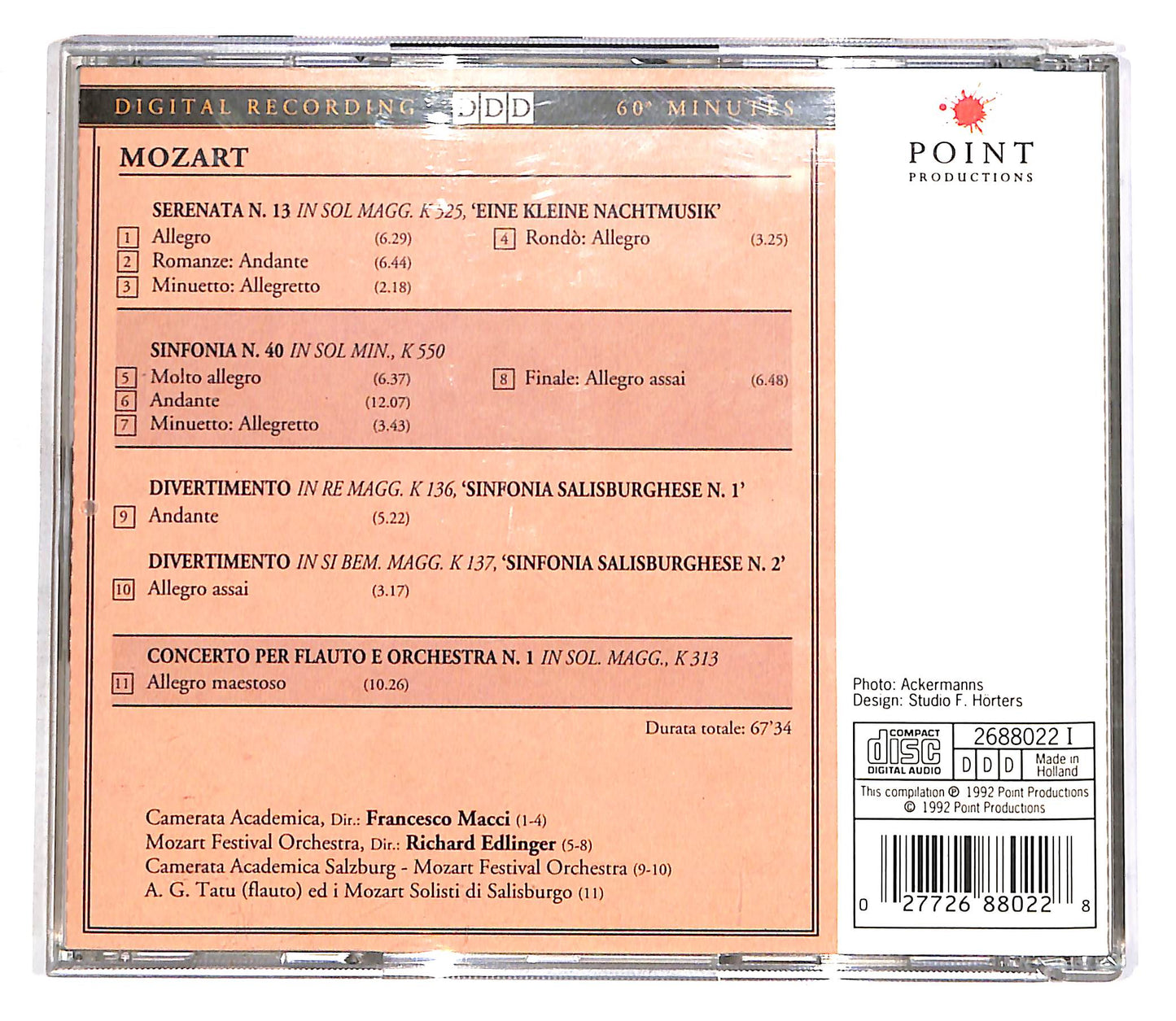 EBOND Wolfgang Amadeus Mozart - Il Grande Mozart CD CD056330