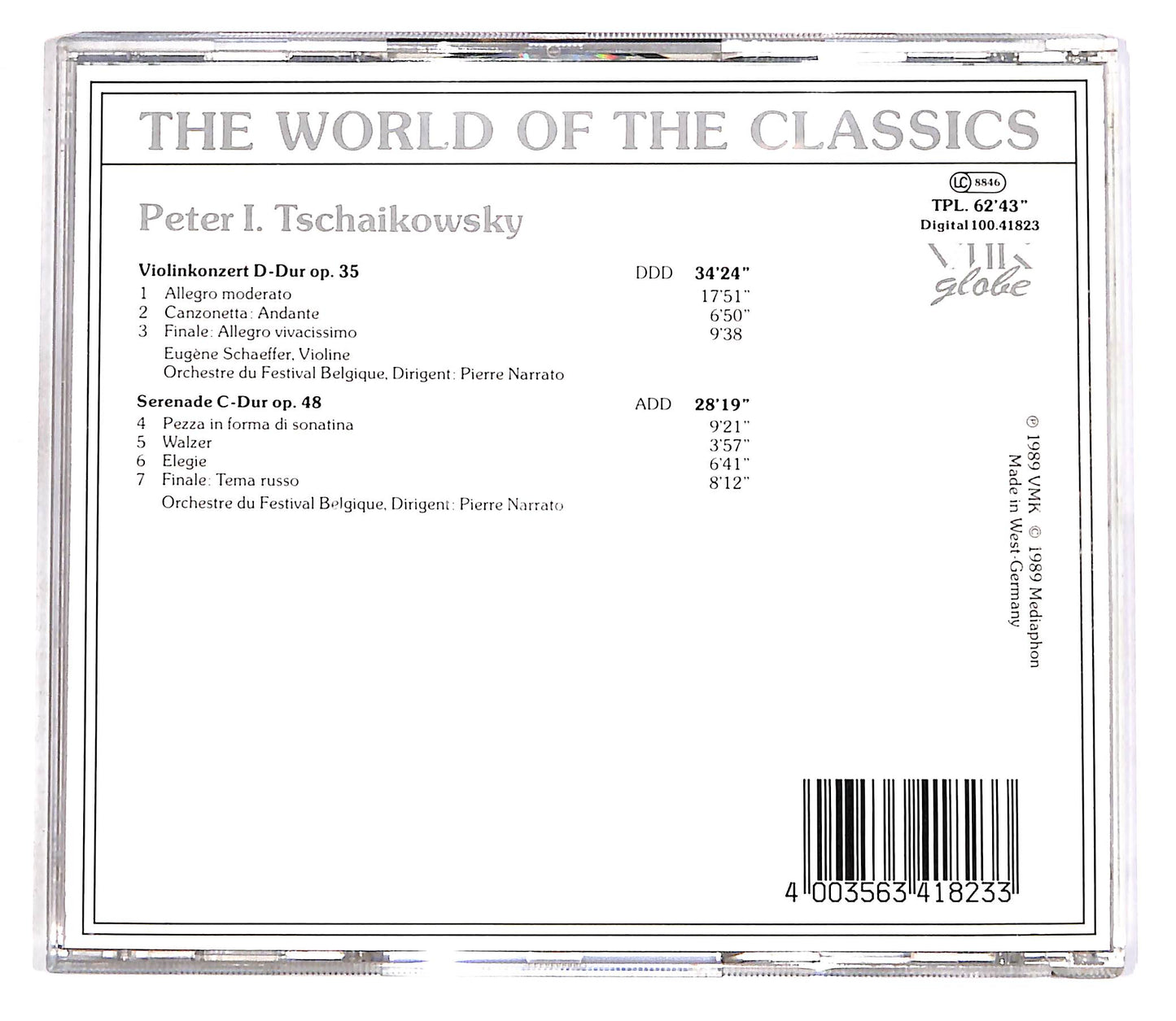 EBOND Pyotr Ilyich Tchaikovsky - Pyotr I. Tchaikovsky CD CD056334