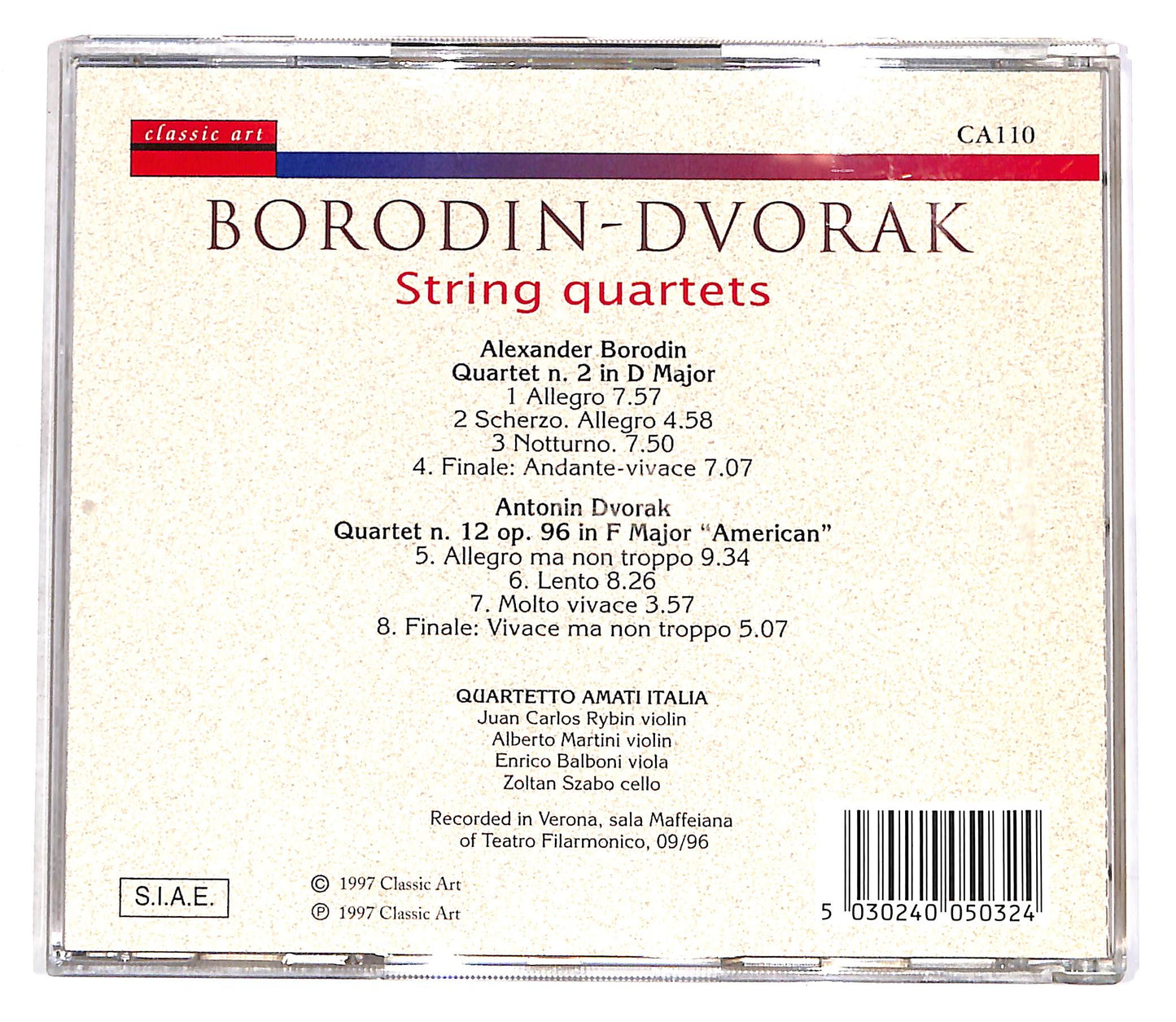 EBOND Borodin, Dvorak - String Quartets CD CD056345
